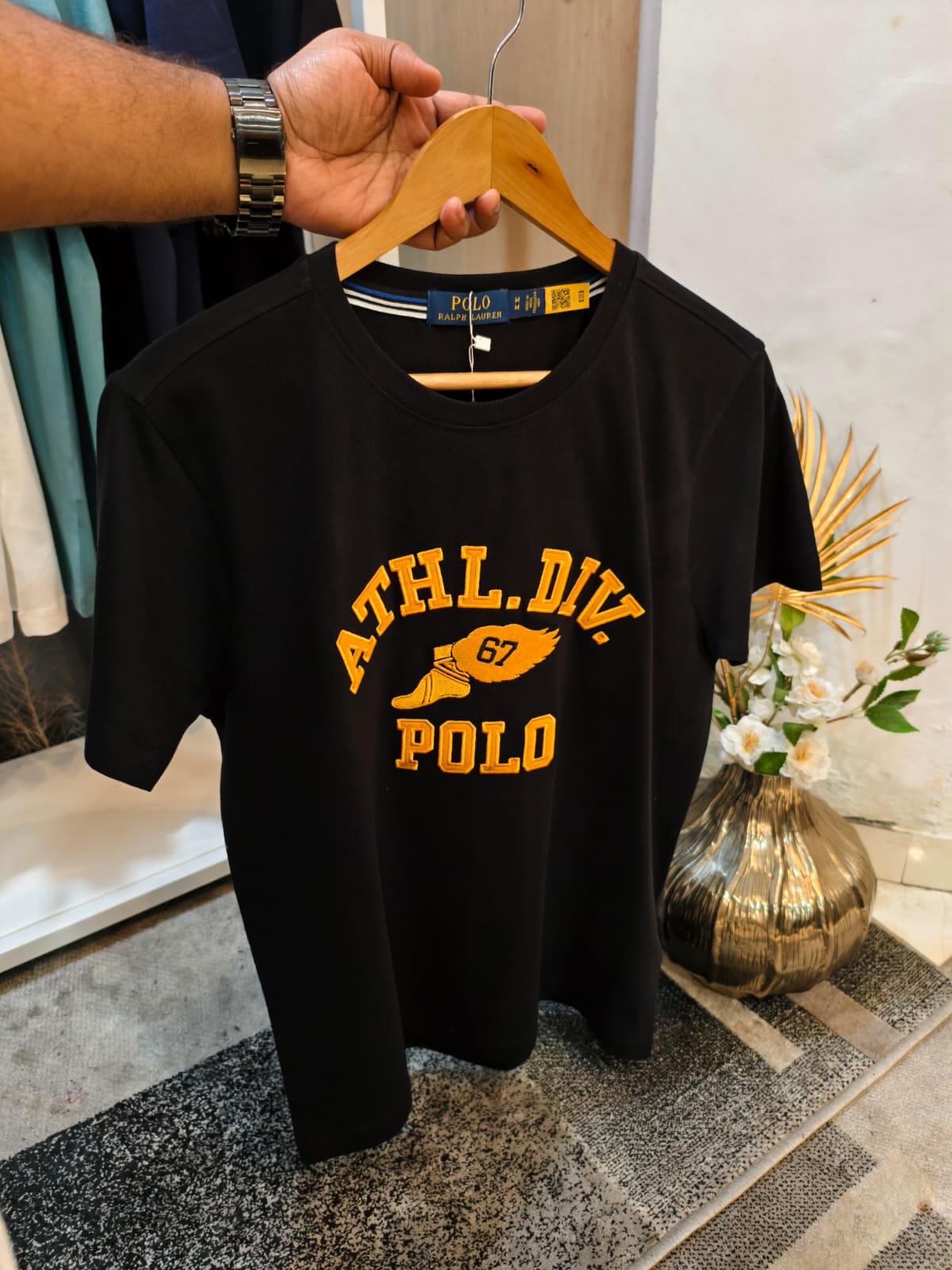 MENS R.L.POLO PRIMIUM COTTON CREW NACK TSHIRT-52PCS