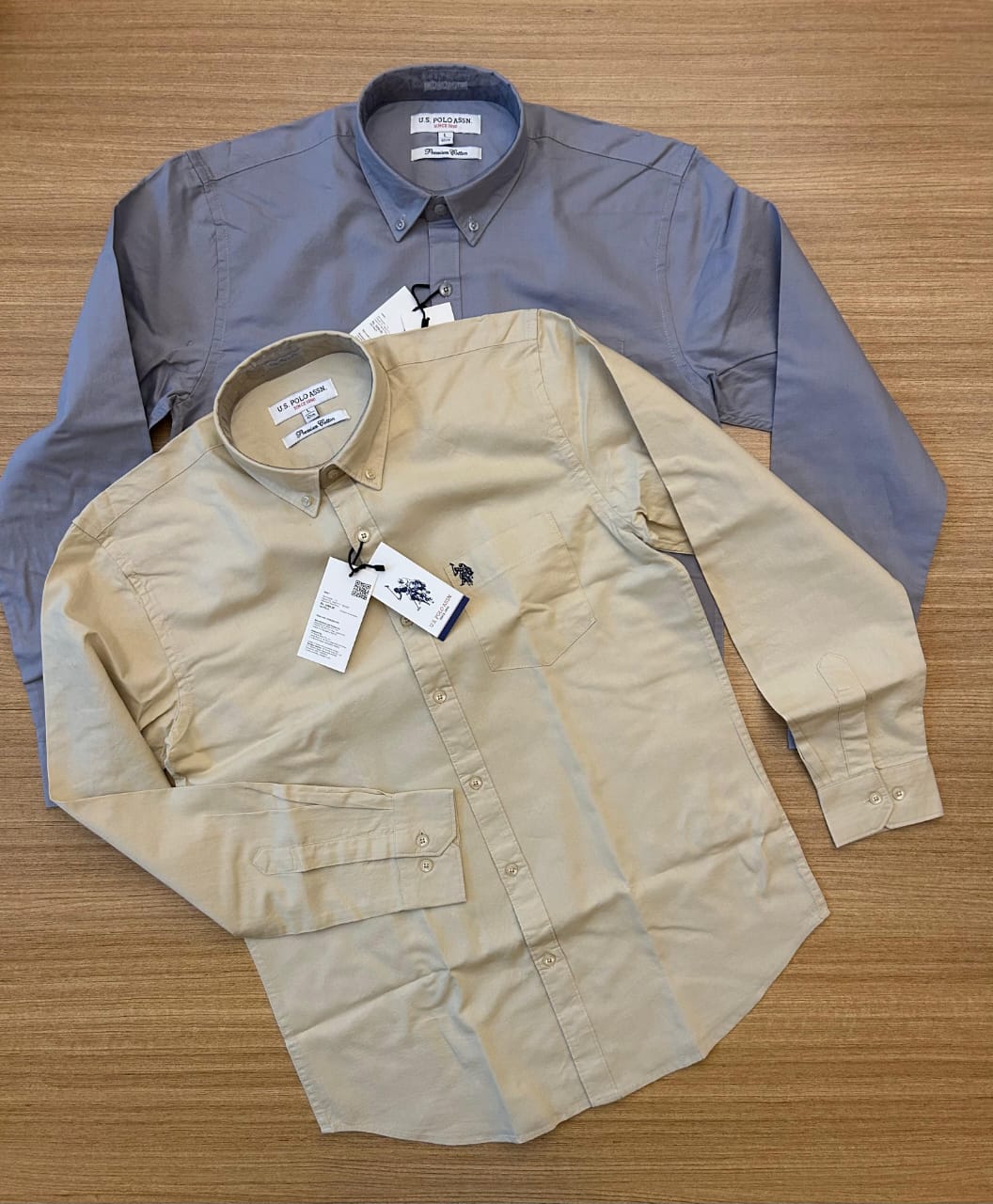 MENS SHIRT US POLO XFORD COTTON -68PCS