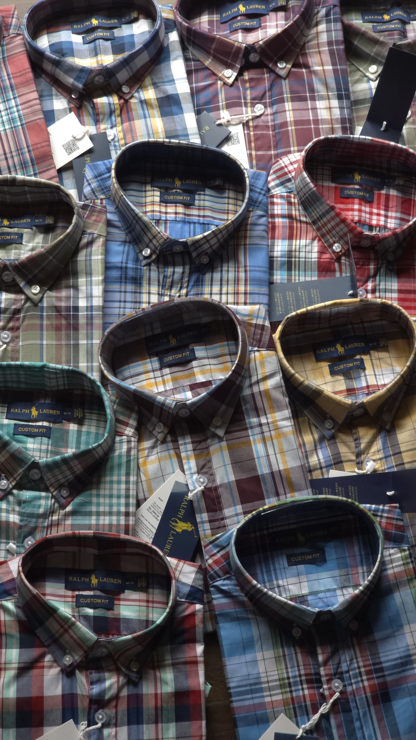 R.L.POLO COTTON TWILL SHIRT - 51 PCS