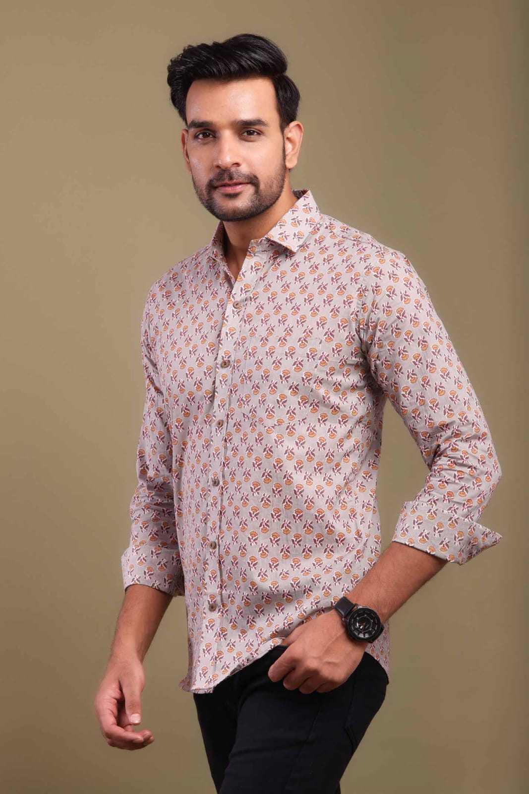 MENS JAYPURI COTTON SHIRT -96 PCS SET