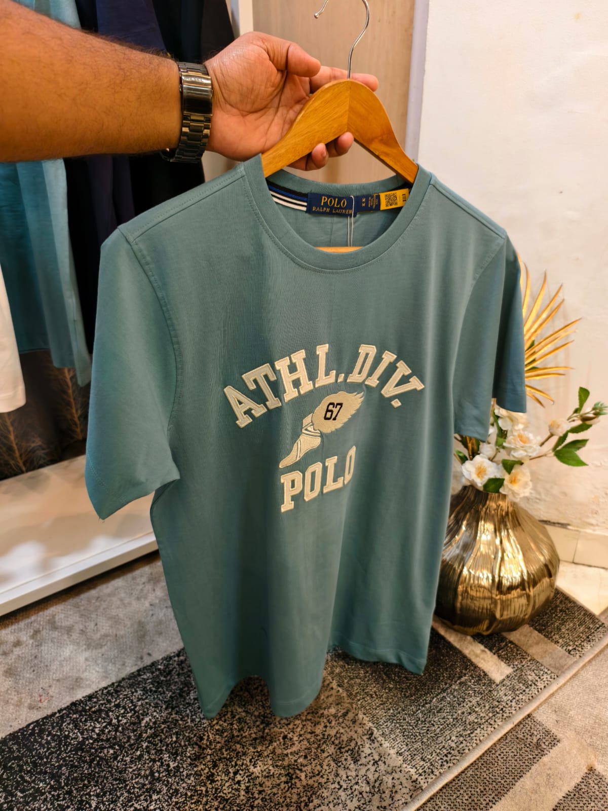 MENS R.L.POLO PRIMIUM COTTON CREW NACK TSHIRT-52PCS