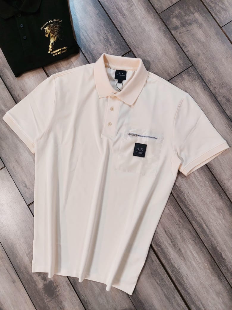 MENS ARMANI lAYCRA PIQUE POLO -68PCS
