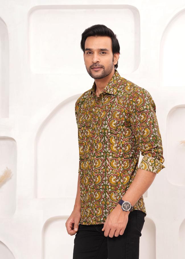 MENS JAYPURI COTTON SHIRT -96 PCS SET
