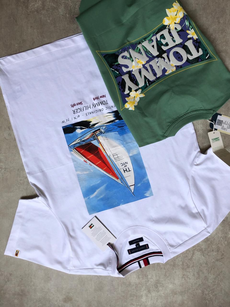 TOMMY HILFIGURE CREW NACK TSHIRT-76PCS