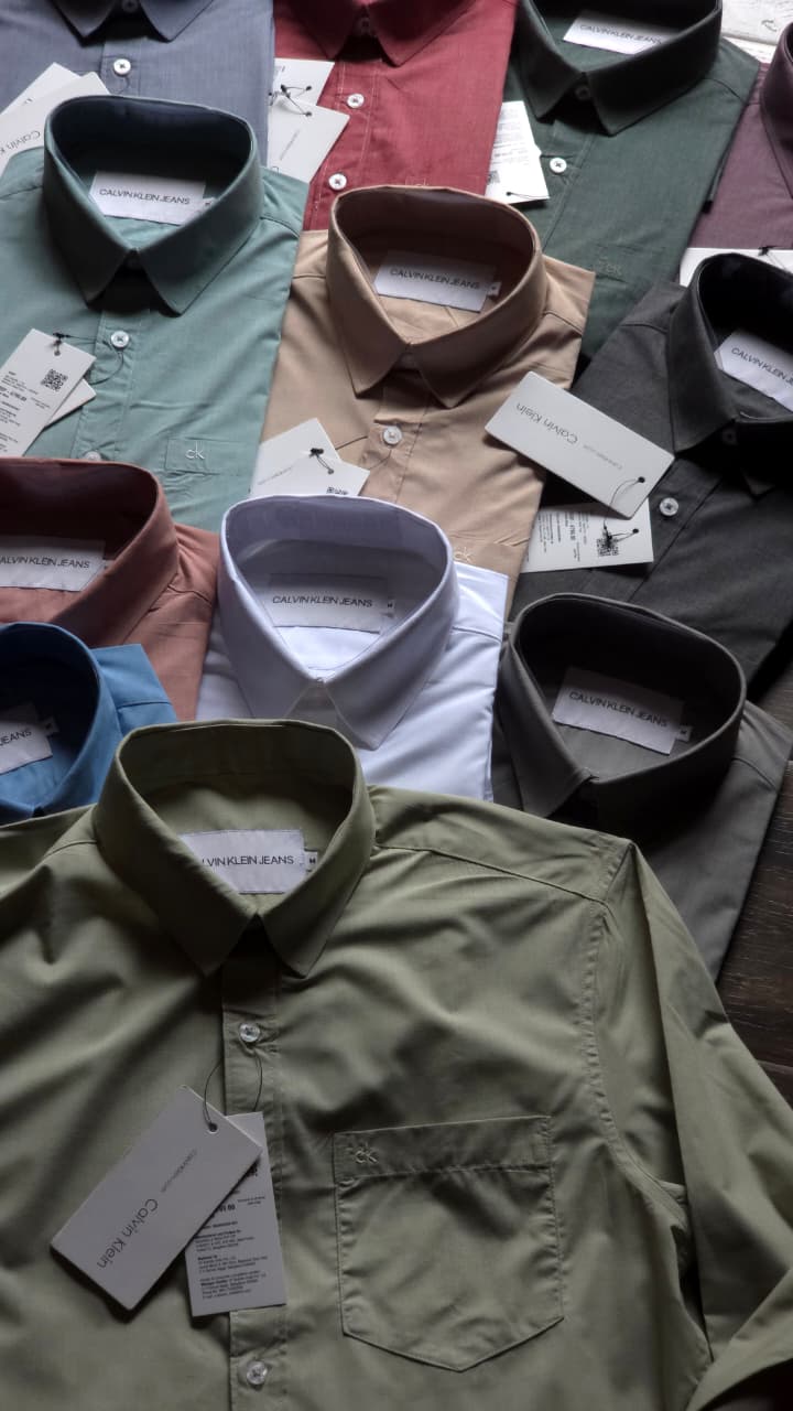 MENS CK LAYCRA  SHIRT-49PCS