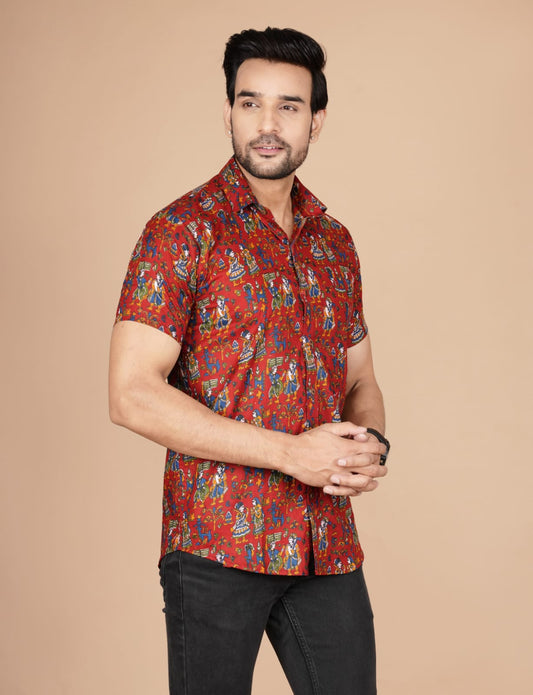 MENS JAYPURI COTTON SHIRT -96 PCS SET