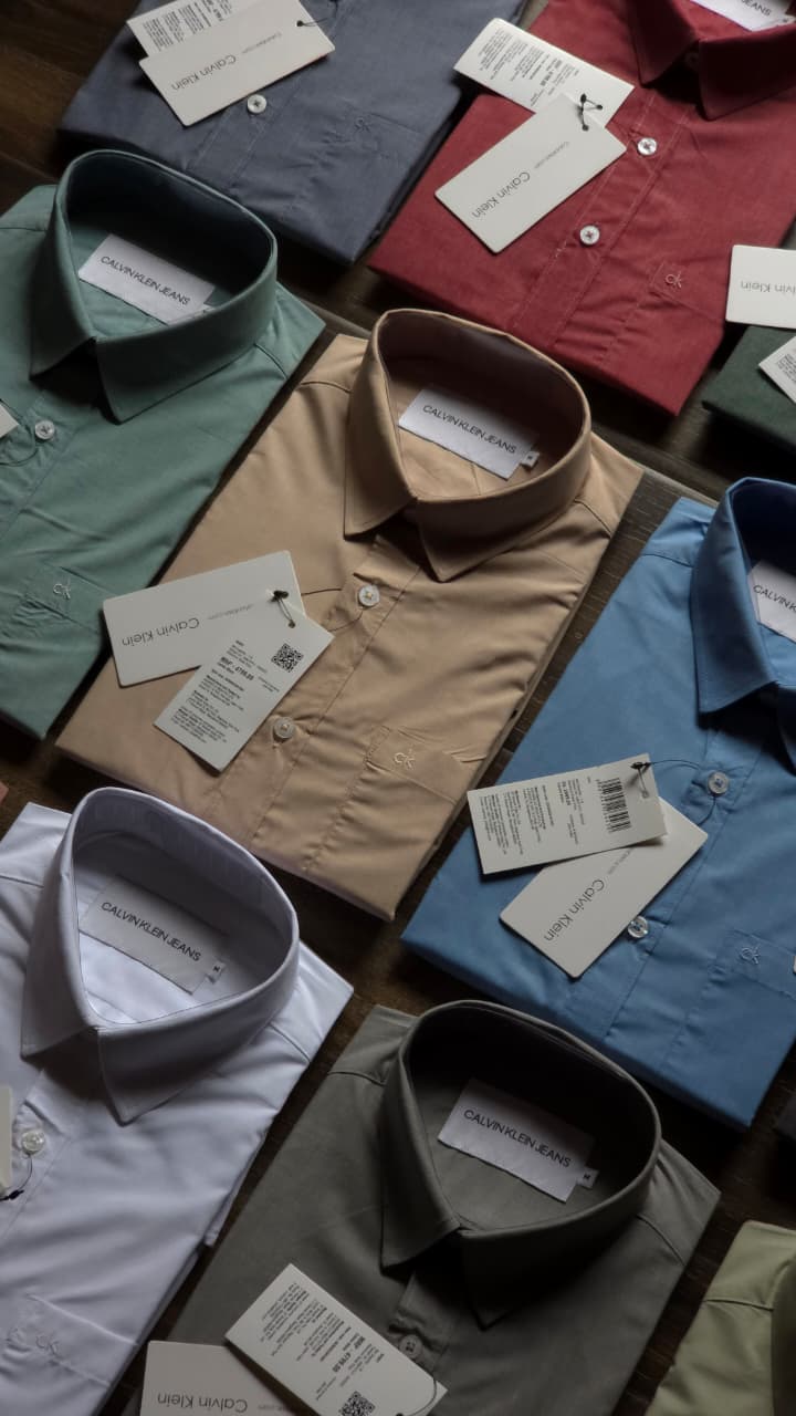 MENS CK LAYCRA  SHIRT-49PCS