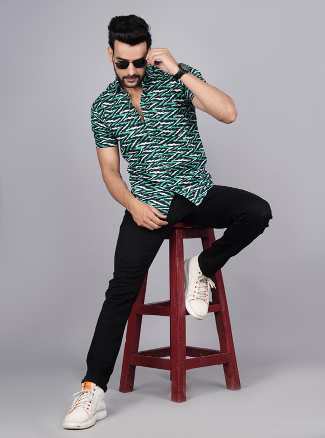 MENS JAYPURI COTTON SHIRT -96 PCS SET