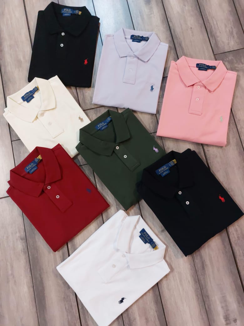 MENS RALPH LAURAIN LAYCRA PIQUE POLO-60PCS