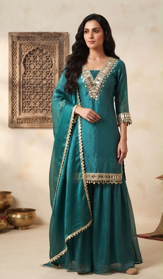 PARTY WEAR SARARA SUIT-24PCS