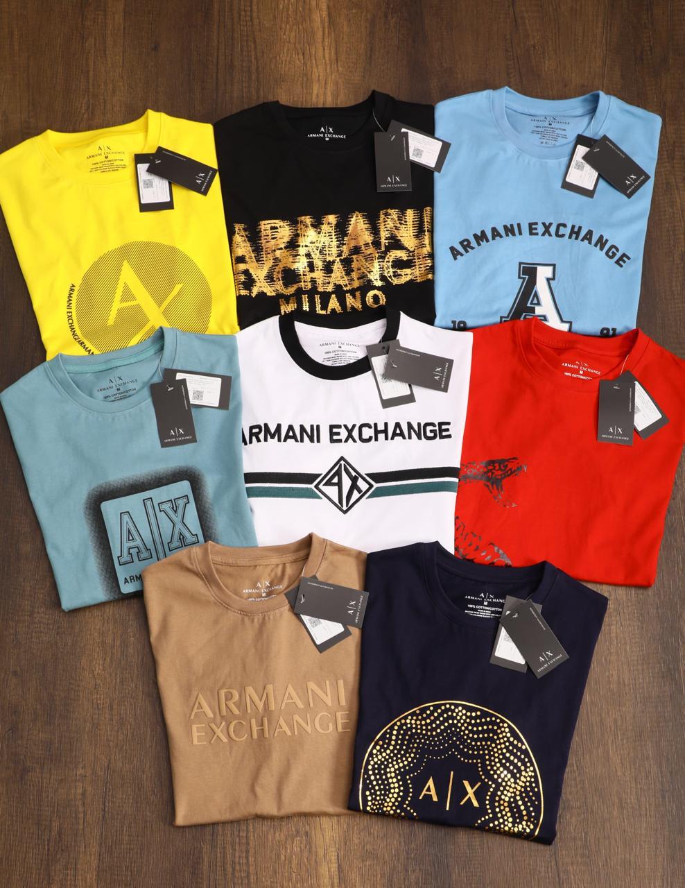 ARAMANI EXCHANGE ROUND NACK TSHIRT-68PCS