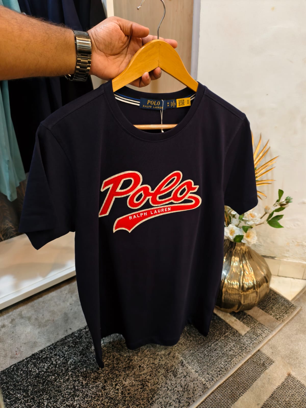 MENS R.L.POLO PRIMIUM COTTON CREW NACK TSHIRT-52PCS