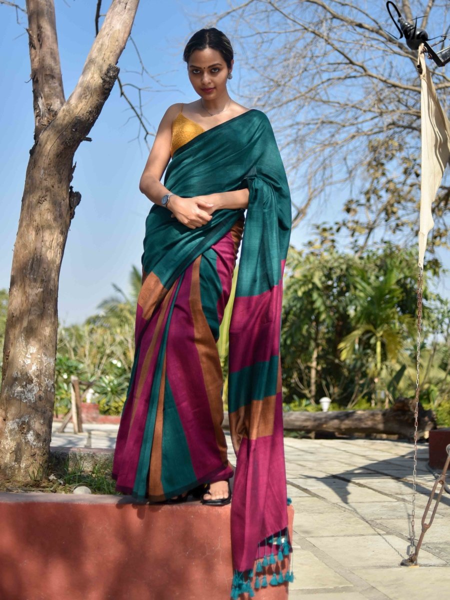 WOMENS COTTON LAHERIYA  SAREE-24PCS