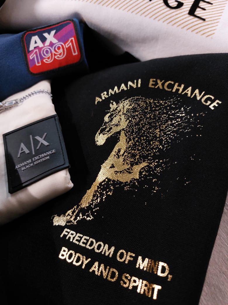 MENS ARMANI lAYCRA PIQUE POLO -68PCS