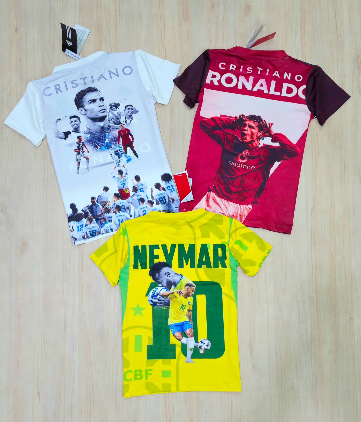 KIDS FOOT BALL TSHIRT -100PCS