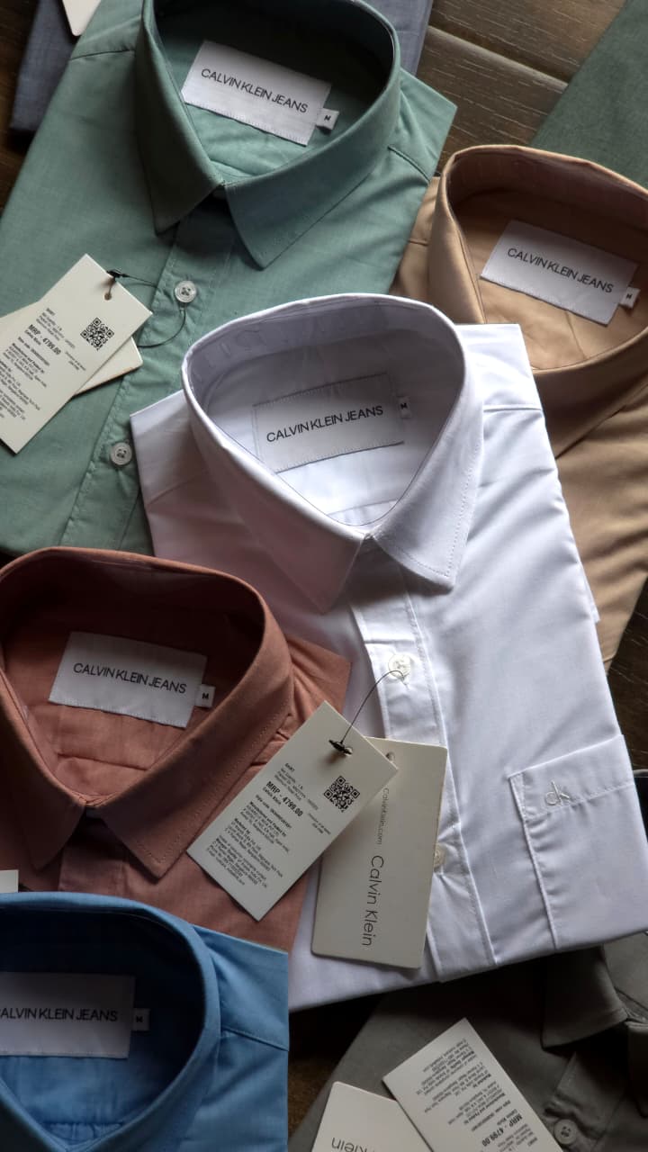 MENS CK LAYCRA  SHIRT-49PCS