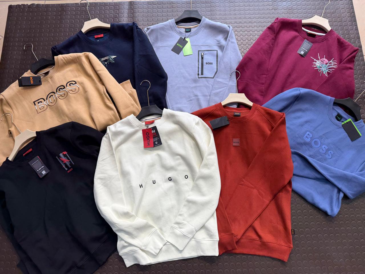 MENS HUGO SWEATSHIRT -60PCS