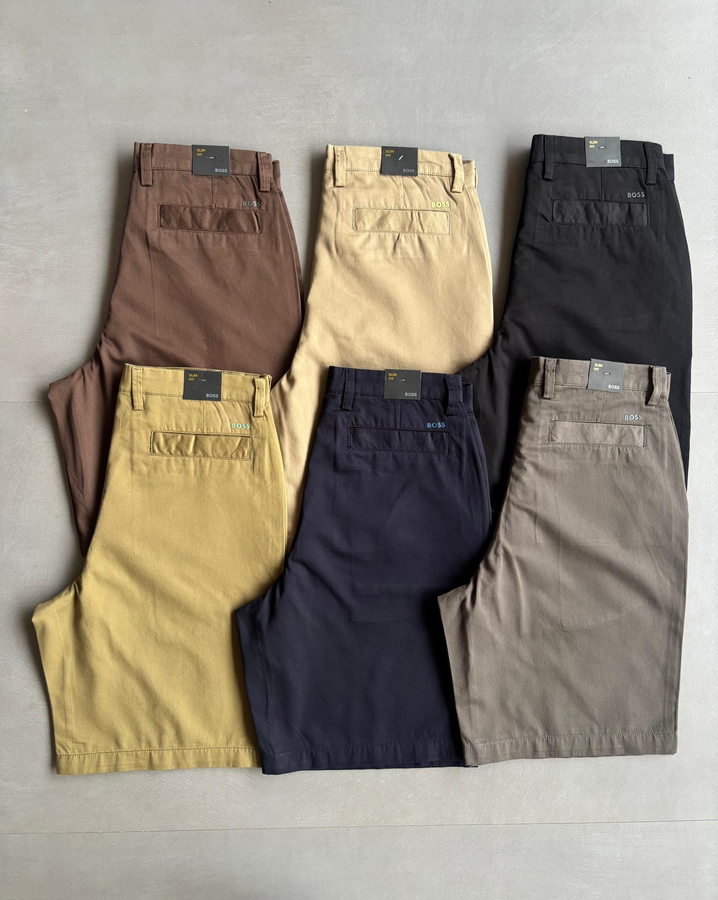 MENS COTTON LAYCRA BOSS SHORTS-100/50PCS