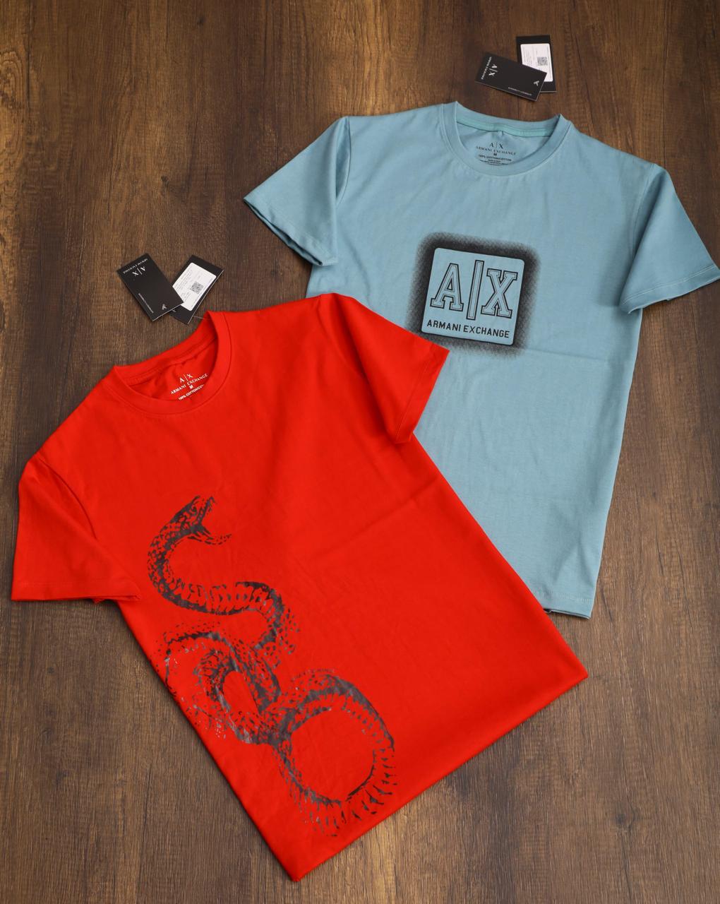 ARAMANI EXCHANGE ROUND NACK TSHIRT-68PCS