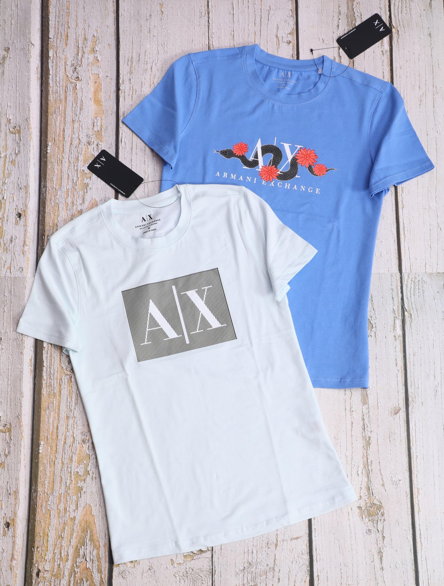 WOMENS 100% COTTON LYCRA  TEES*ARMANI EXCHANGE -86PCS