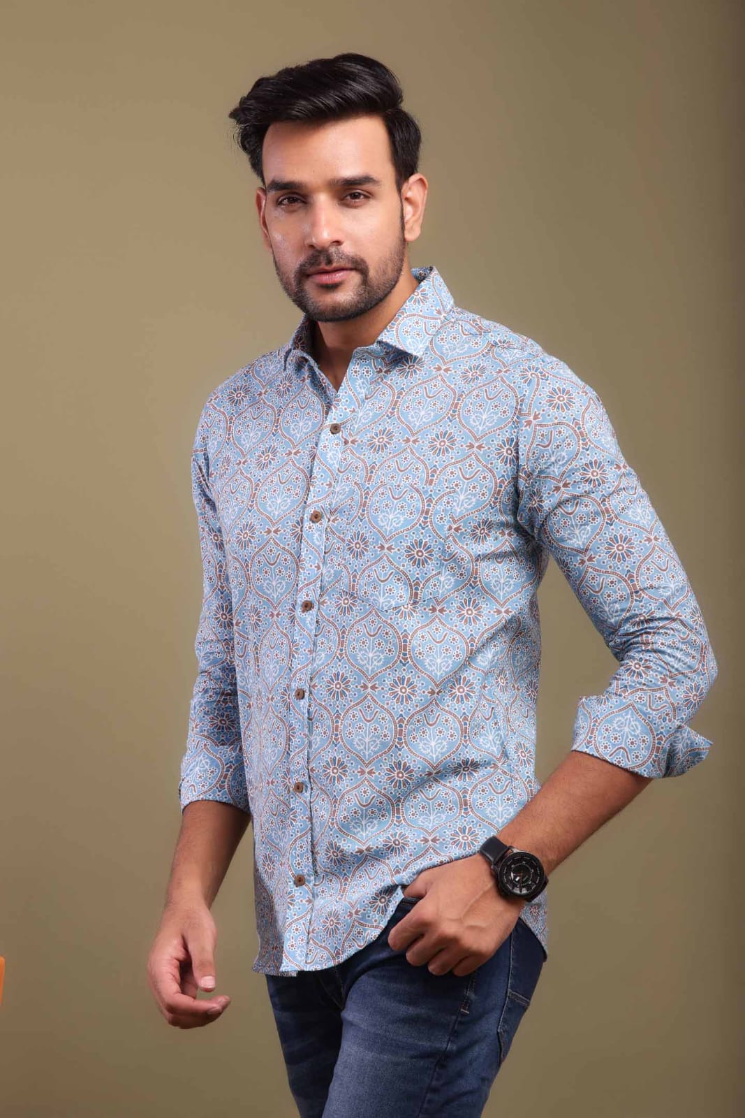 MENS JAYPURI COTTON SHIRT -96 PCS SET