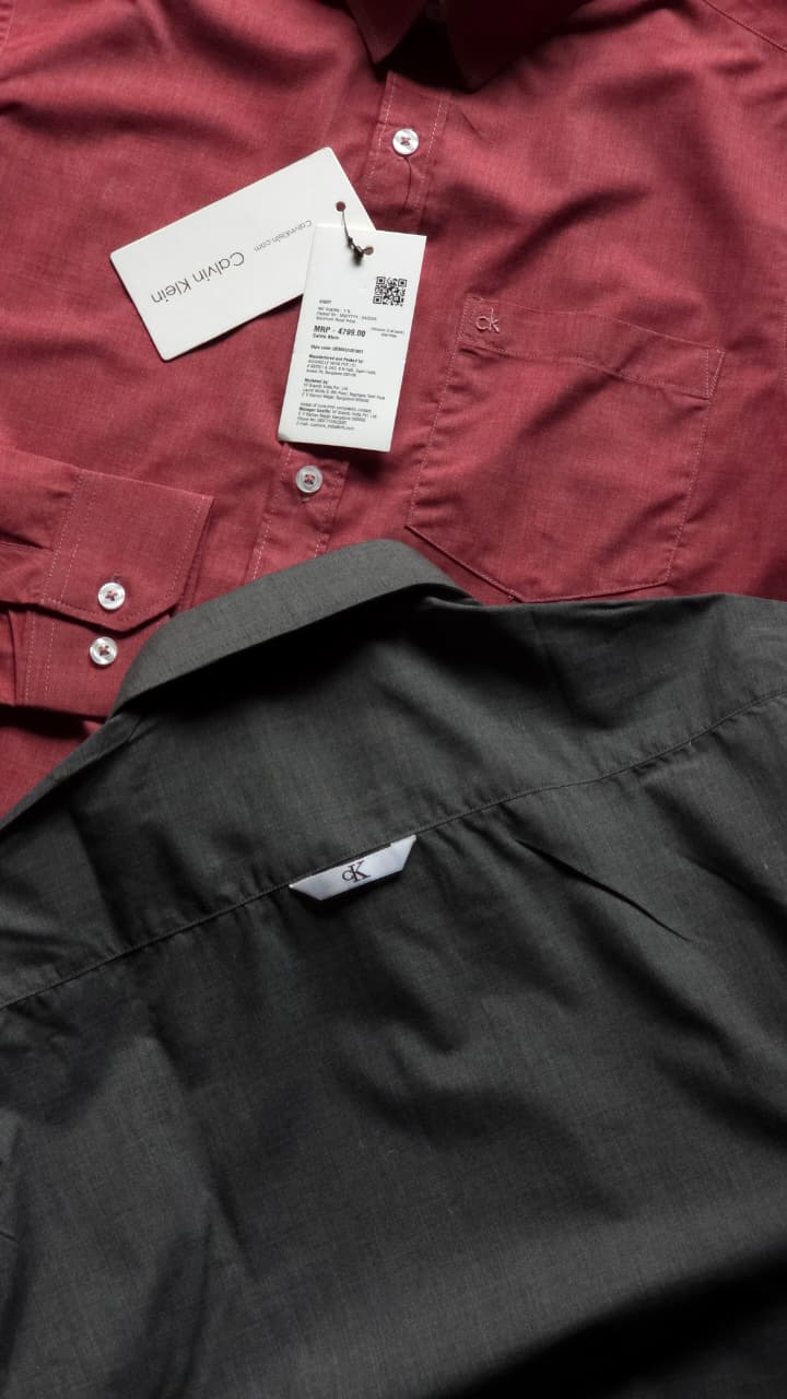 MENS CK LAYCRA  SHIRT-49PCS