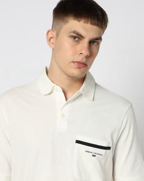 MENS ARMANI lAYCRA PIQUE POLO -68PCS
