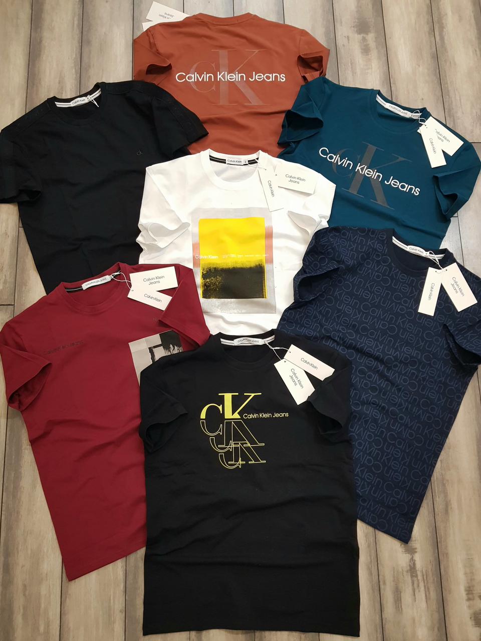 CK MENS ROUND NACK T-SHIRT-60PCS