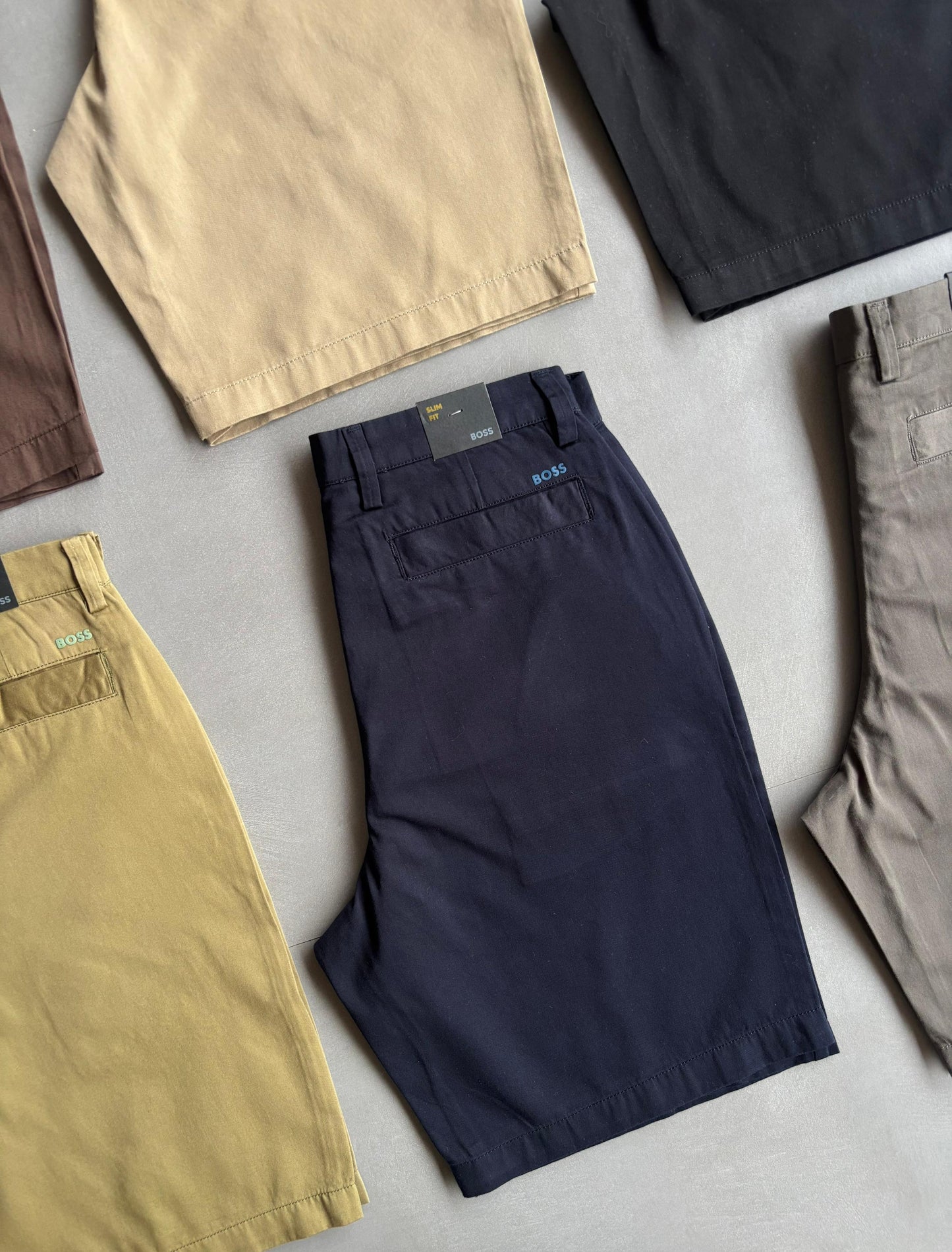 MENS COTTON LAYCRA BOSS SHORTS-100/50PCS