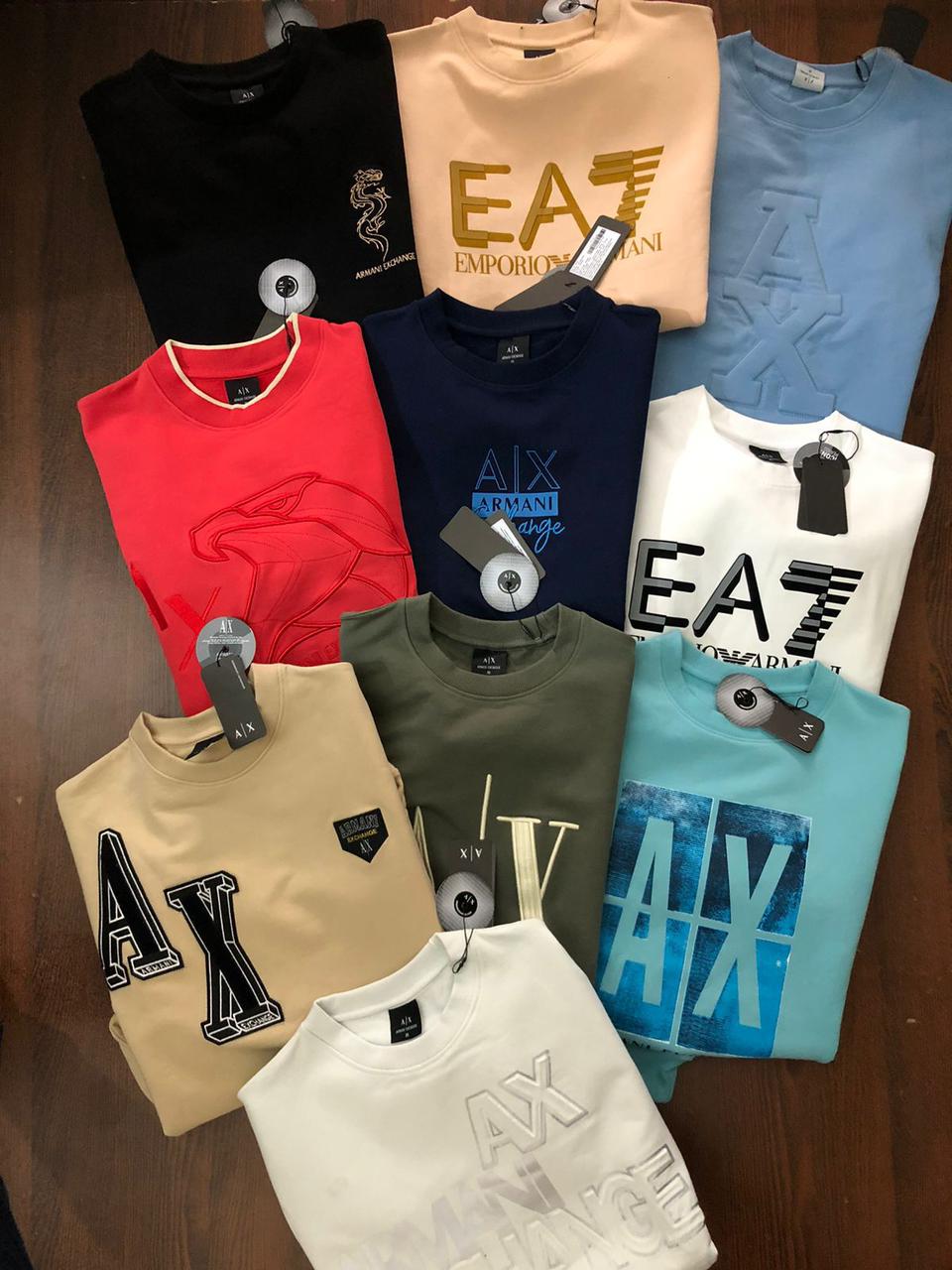MENS Armani Exchange & E7 sweat shirts-73 PCS SET