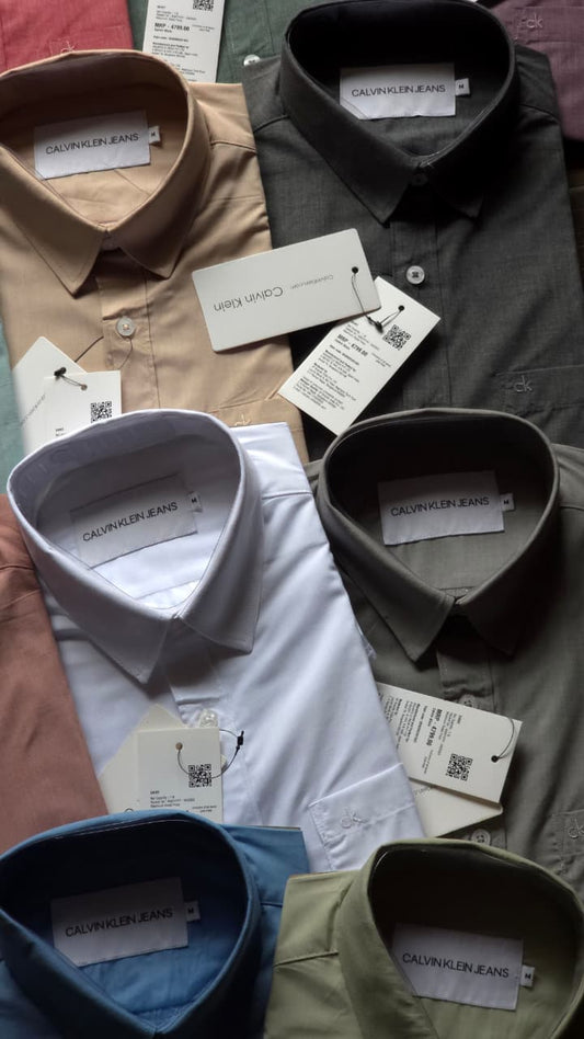 MENS CK LAYCRA  SHIRT-49PCS