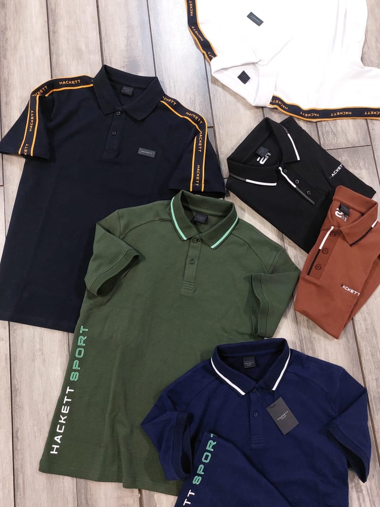 MENS POLO HACKETT TSHIRT-52PCS