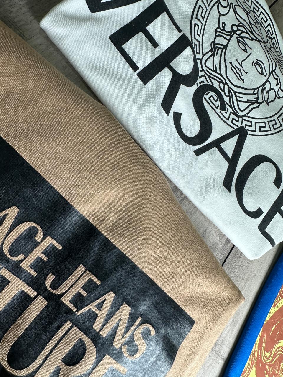 VERSACE ROUND NACK TSHIRT PRIMIUM QUALITY -50PCS