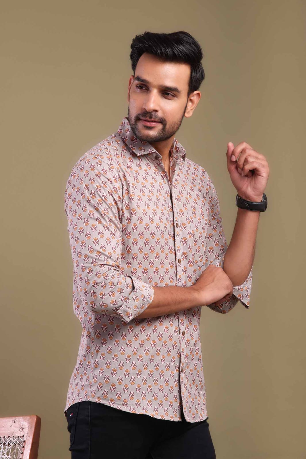 MENS JAYPURI COTTON SHIRT -96 PCS SET