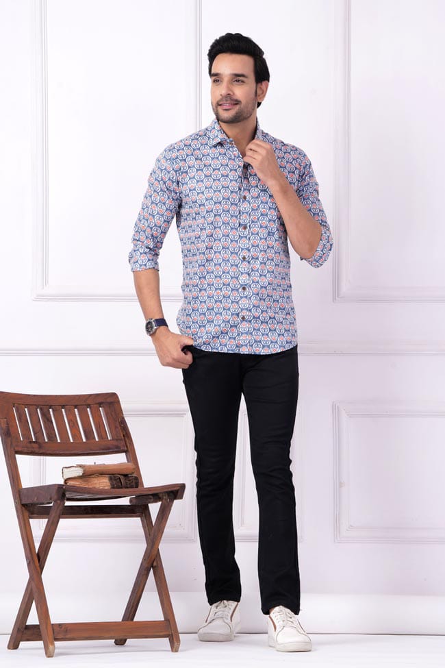 MENS JAYPURI COTTON SHIRT -96 PCS SET