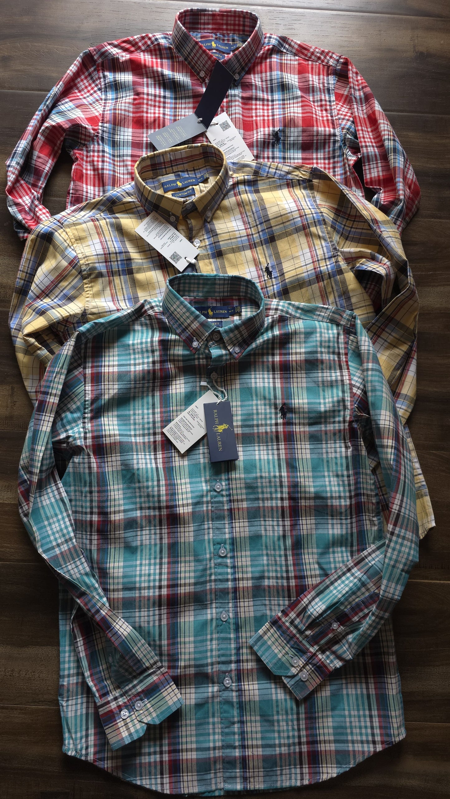 R.L.POLO COTTON TWILL SHIRT - 51 PCS