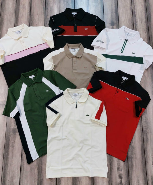 MENS LACOSTE LAYCRA PQ POLO-53PCS
