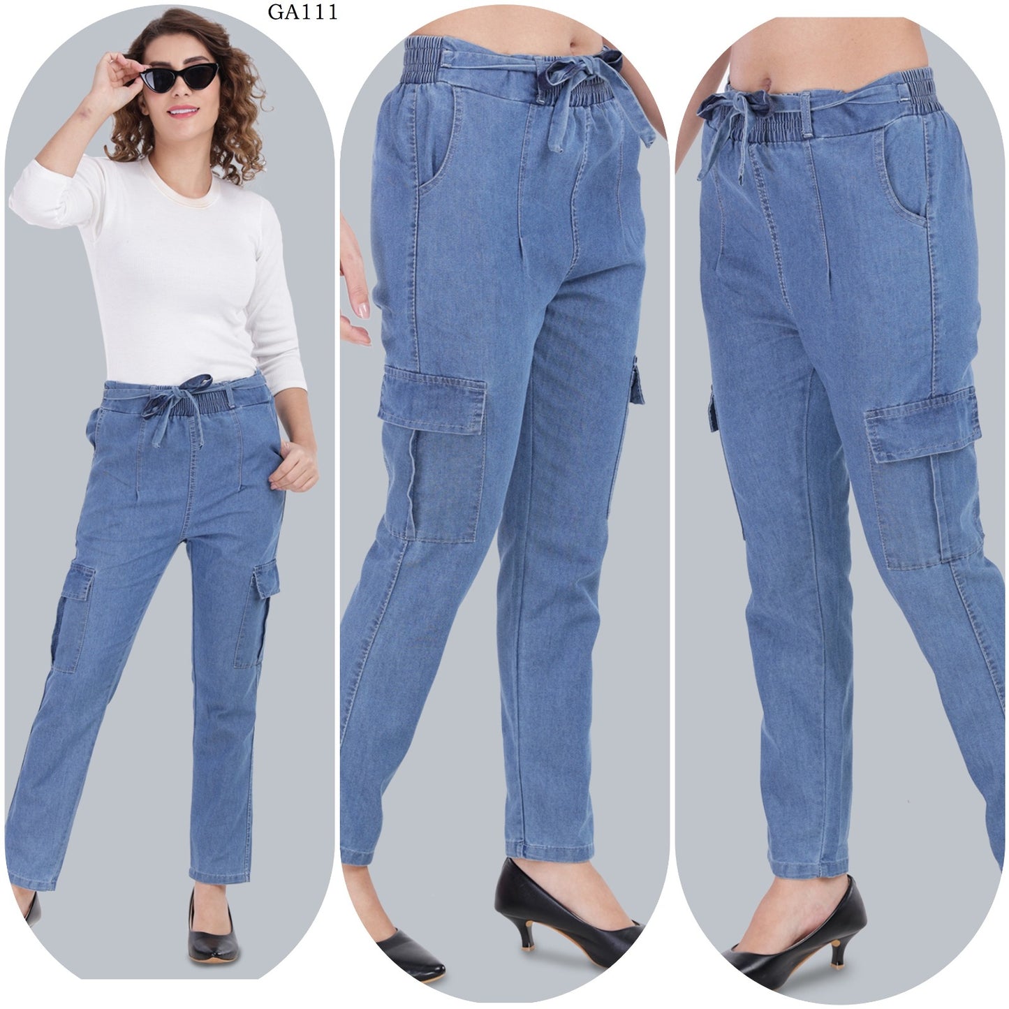 WOMENS CUSTMISE JEANS-60PCS