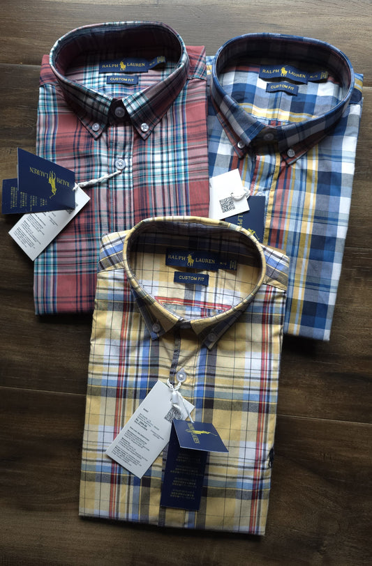 R.L.POLO COTTON TWILL SHIRT - 51 PCS