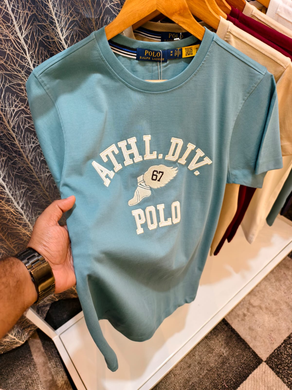 MENS R.L.POLO PRIMIUM COTTON CREW NACK TSHIRT-52PCS