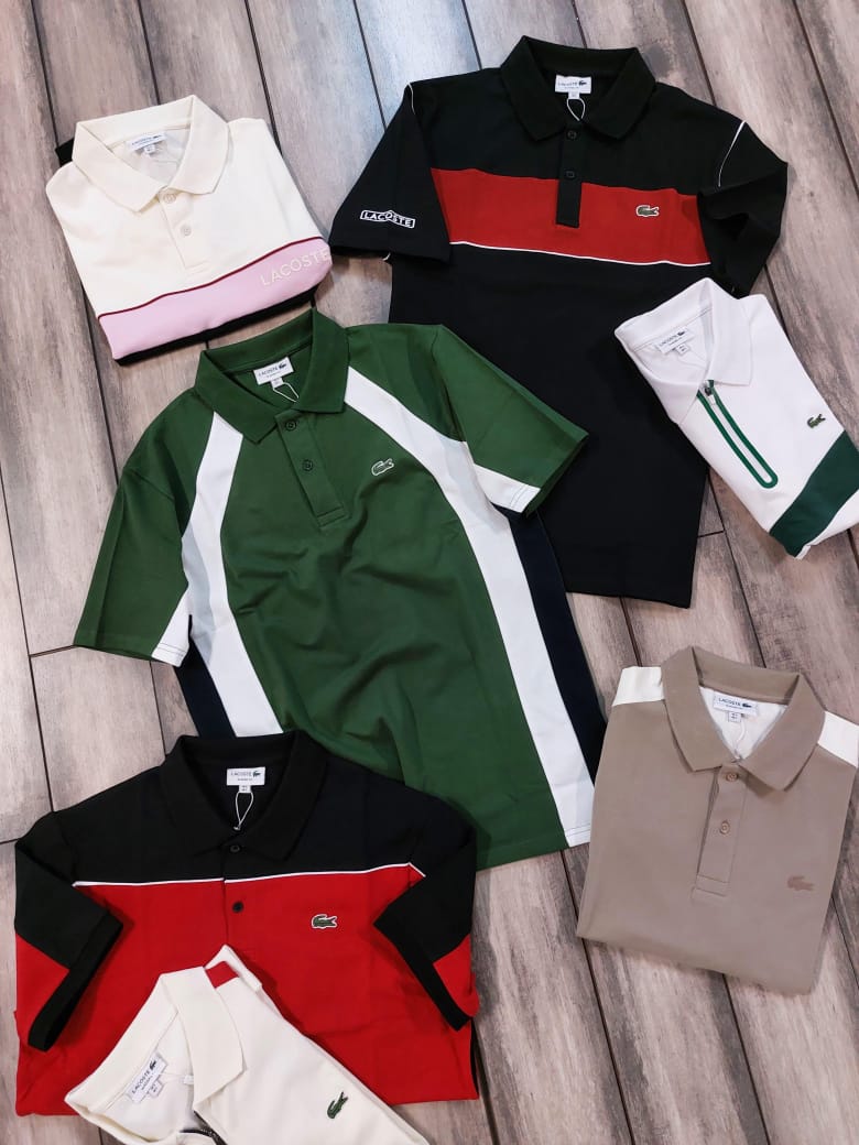 MENS LACOSTE LAYCRA PQ POLO-53PCS