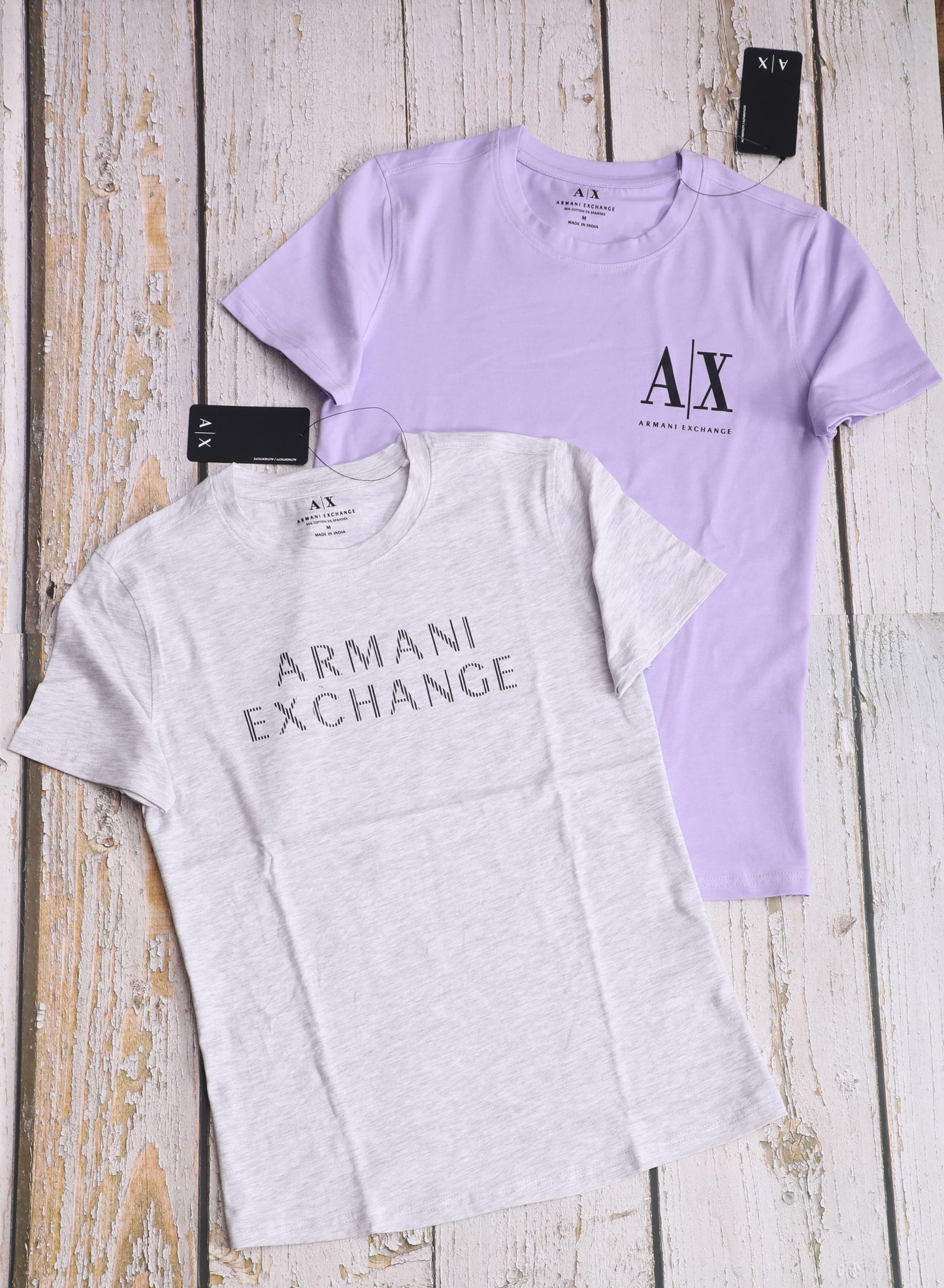 WOMENS 100% COTTON LYCRA  TEES*ARMANI EXCHANGE -86PCS