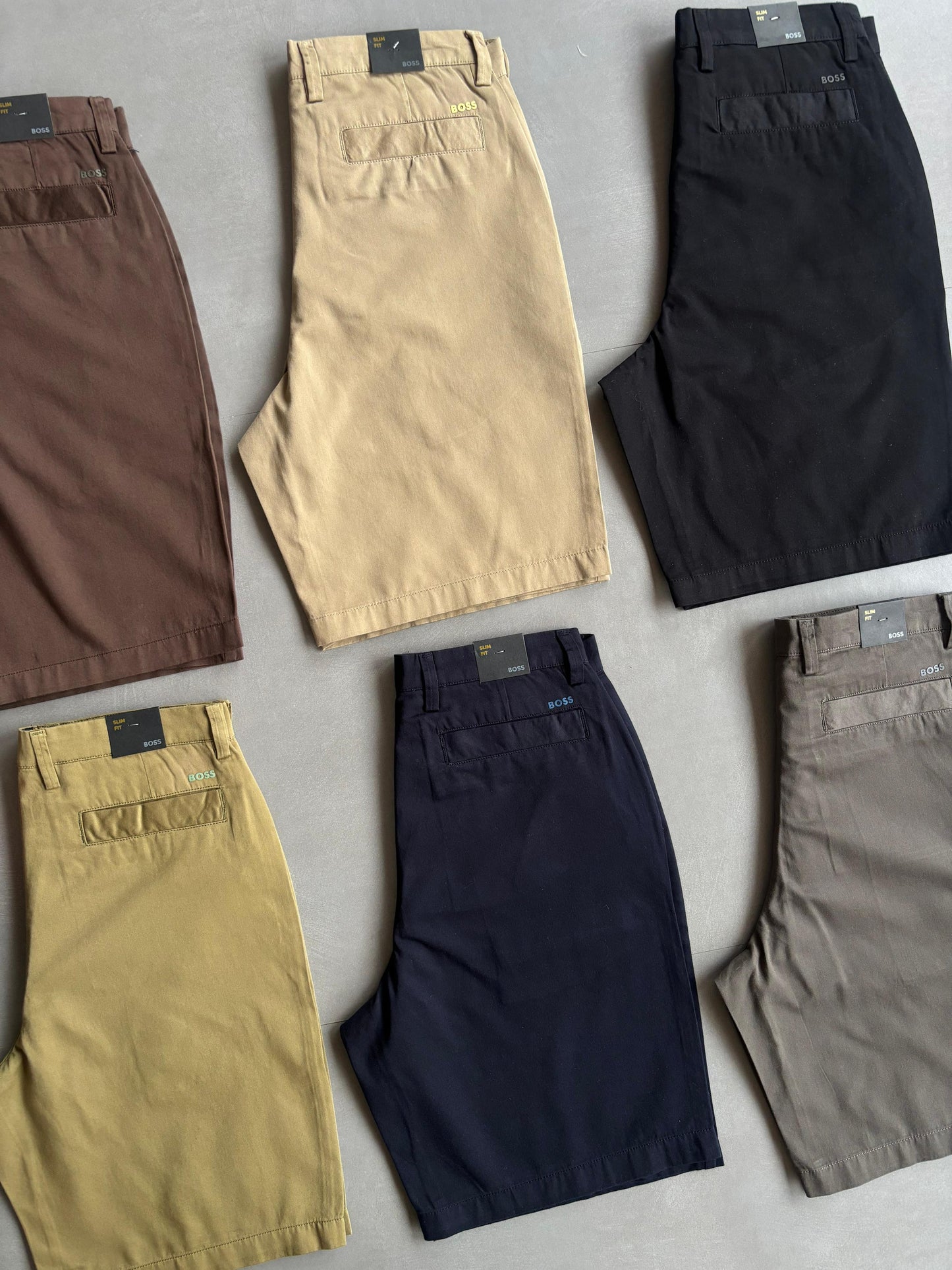 MENS COTTON LAYCRA BOSS SHORTS-100/50PCS