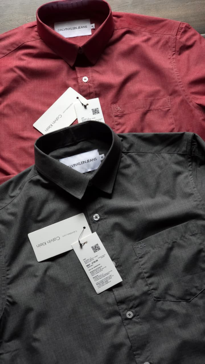 MENS CK LAYCRA  SHIRT-49PCS