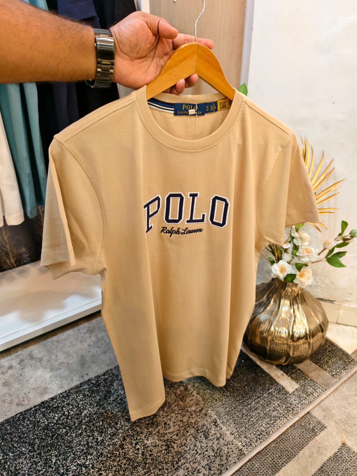 MENS R.L.POLO PRIMIUM COTTON CREW NACK TSHIRT-52PCS