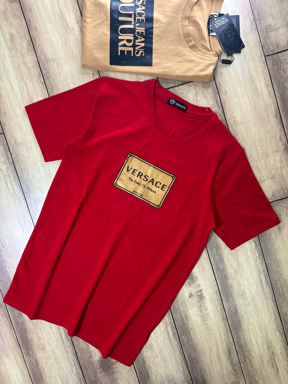 VERSACE ROUND NACK TSHIRT PRIMIUM QUALITY -50PCS