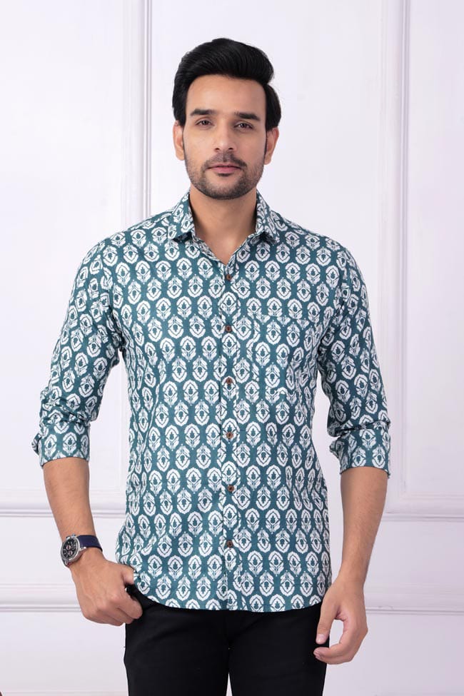 MENS JAYPURI COTTON SHIRT -96 PCS SET