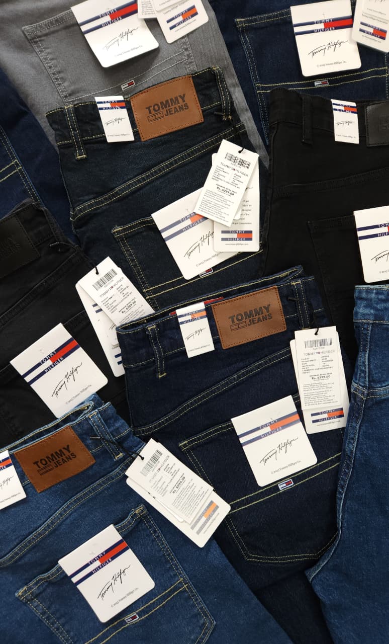 MENS TOMMY BIG SIZE STRAIT  JEANS -50PCS