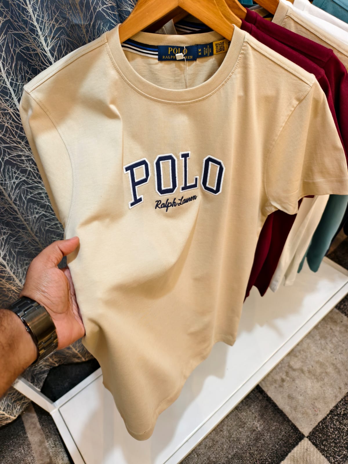 MENS R.L.POLO PRIMIUM COTTON CREW NACK TSHIRT-52PCS