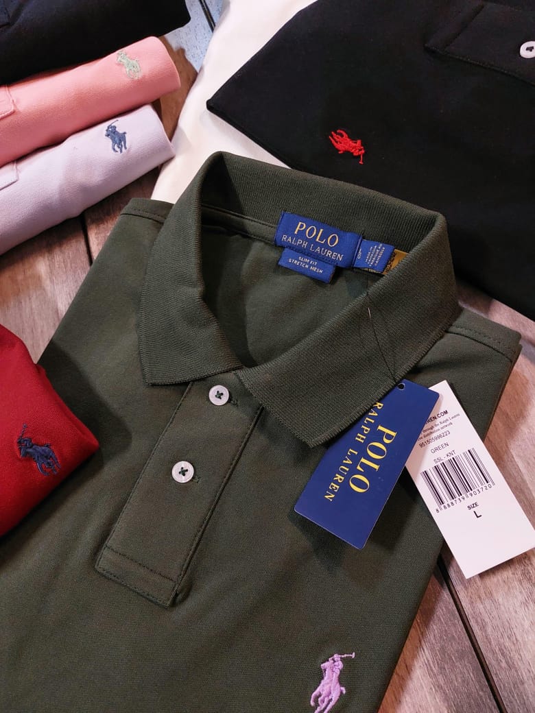 MENS RALPH LAURAIN LAYCRA PIQUE POLO-60PCS